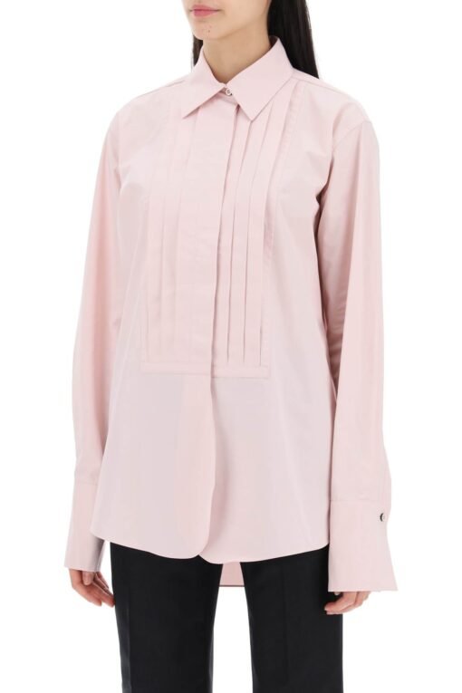pleated bib shirt with - Image 4
