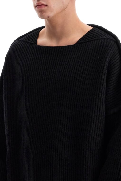 "oversized ribbed wool pul - Image 4
