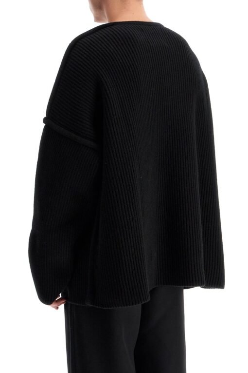 "oversized ribbed wool pul - Image 3