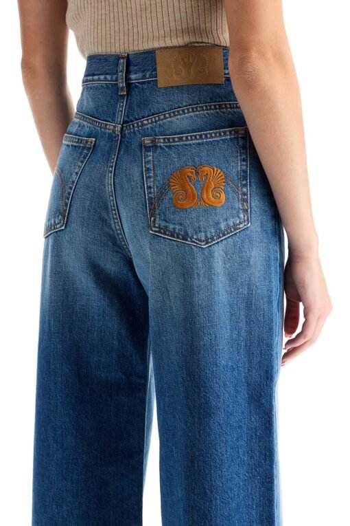 wide leg jeans in narida sapphire java style - Image 4