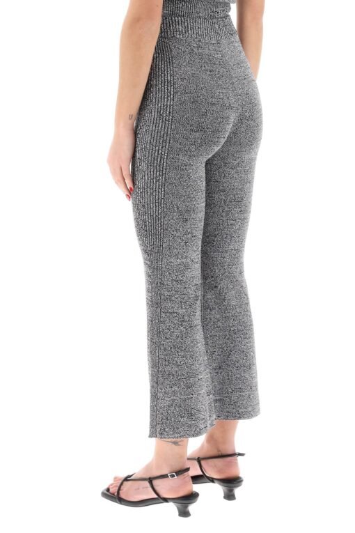 stretch knit cropped pants - Image 3