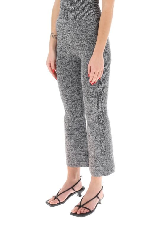 stretch knit cropped pants - Image 4