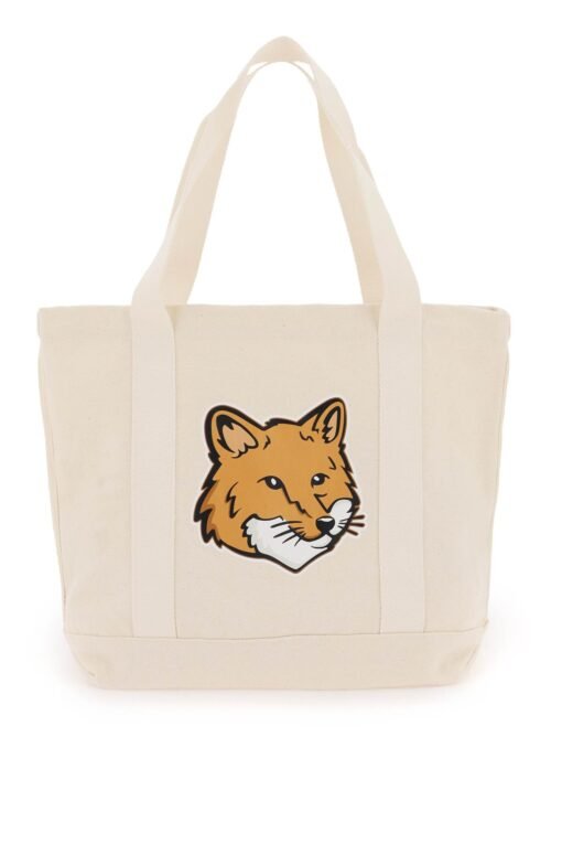 fox head tote bag