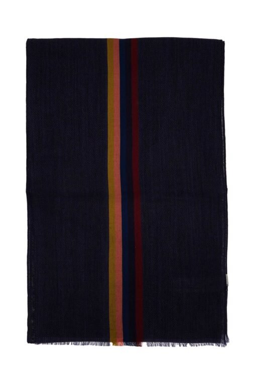 virgin wool checked scarf