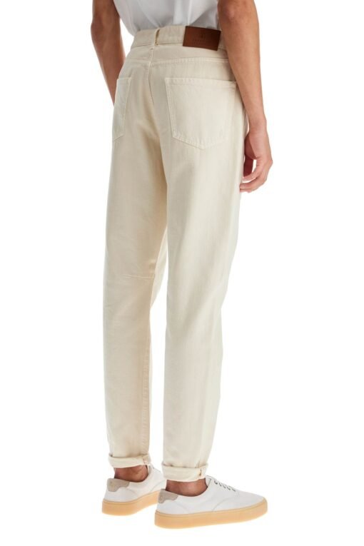 destroyed leisure fit jeans with distressed details. - Image 3
