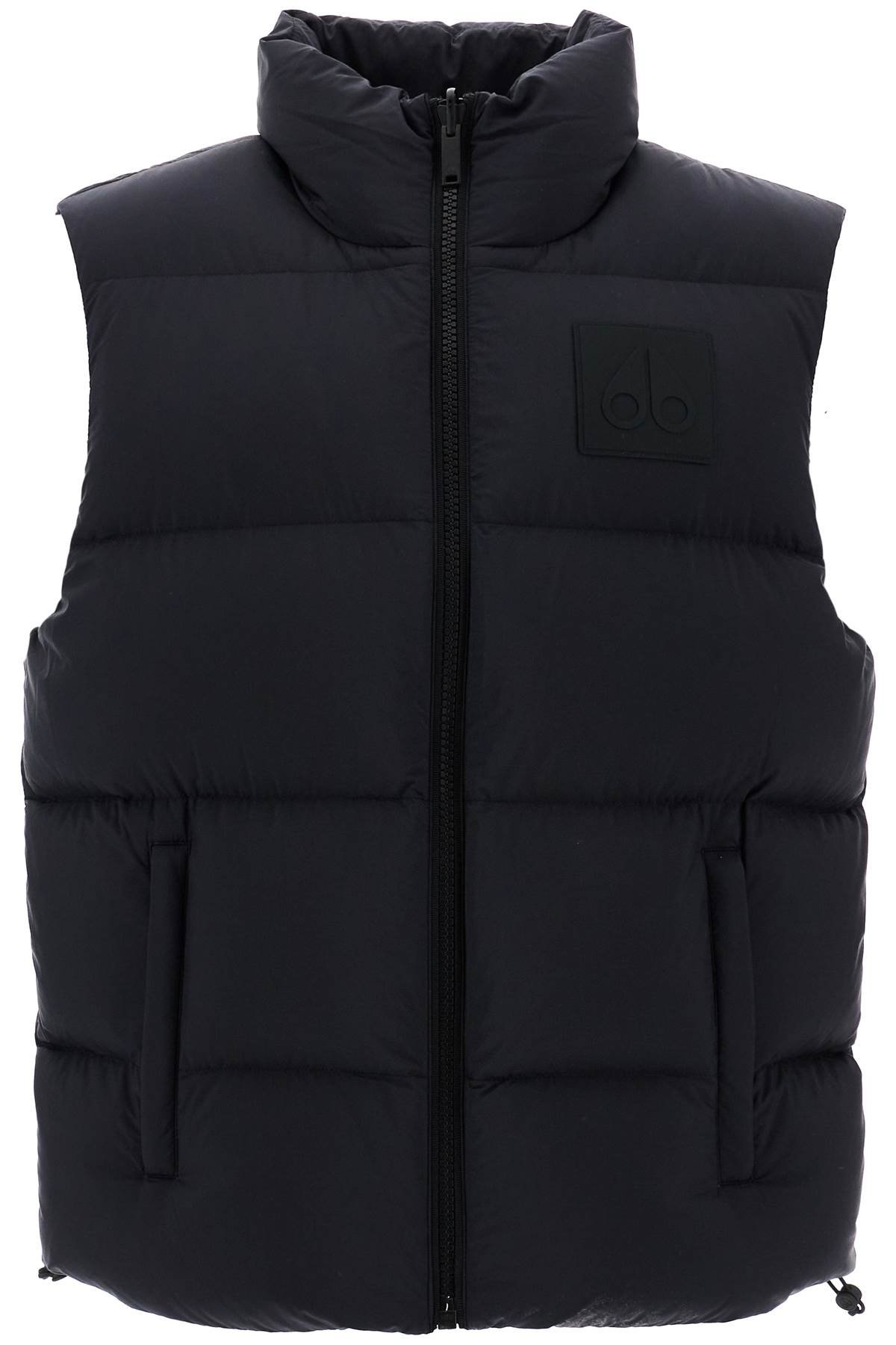 reversible down-filled vest