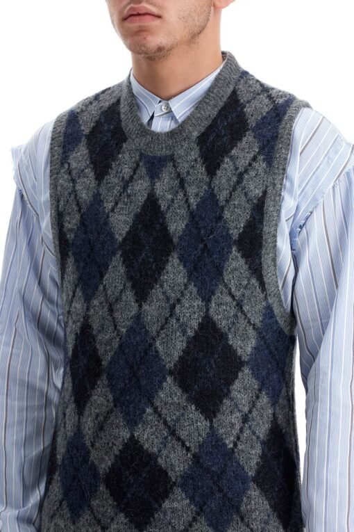 soft duke argyle formal knit vest - Image 4