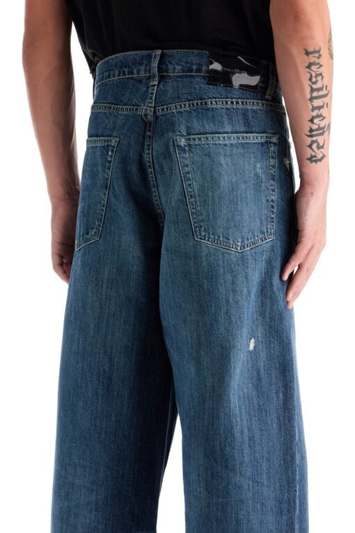 wide leg denim jeans - Image 4