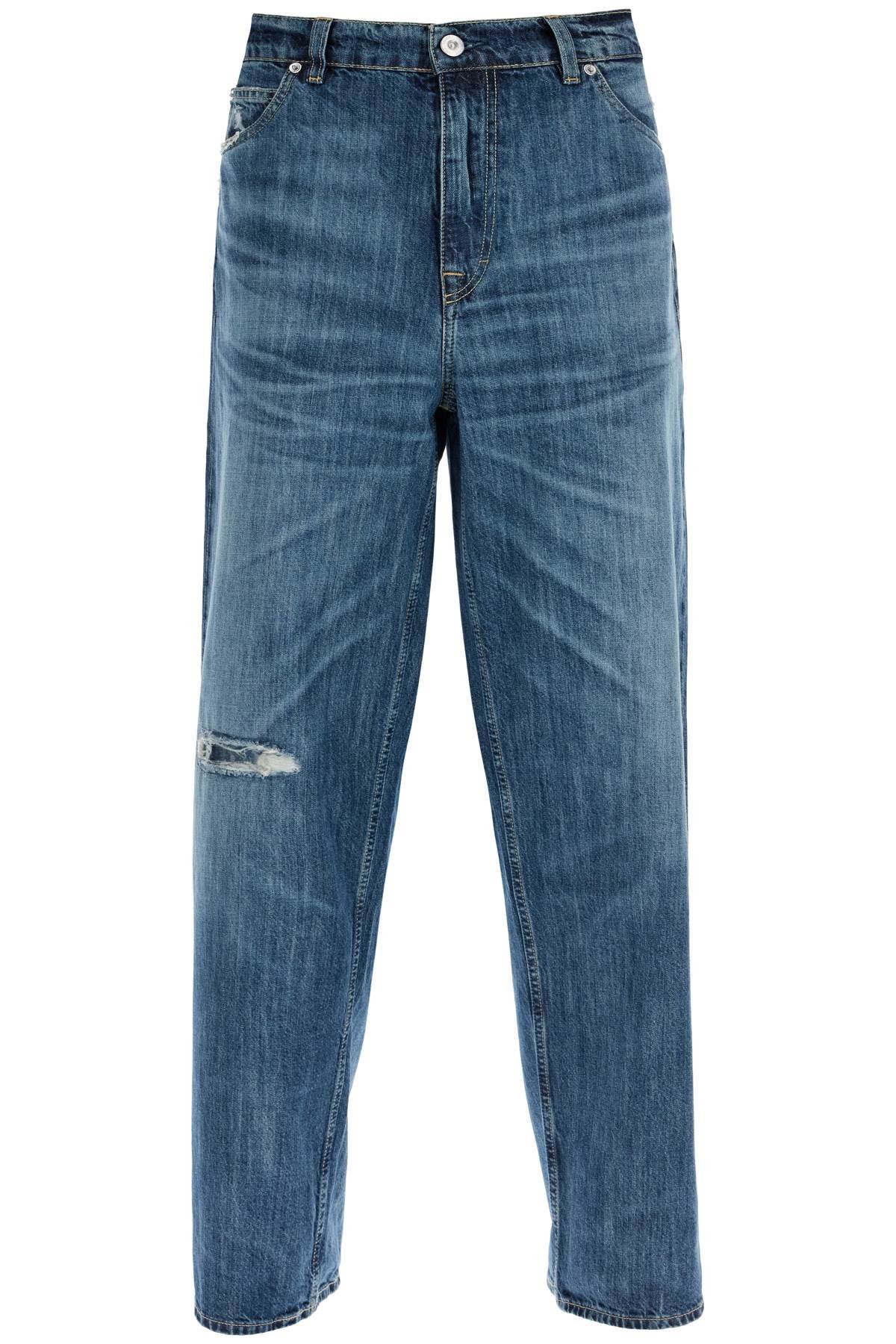 wide leg denim jeans