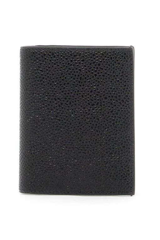 "bifold hammered leather card holder"