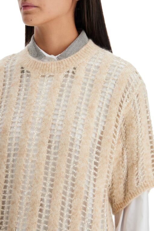 dazzling net short sleeve knit - Image 4