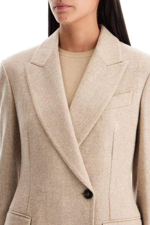 double-breasted wool and alpaca - Image 4