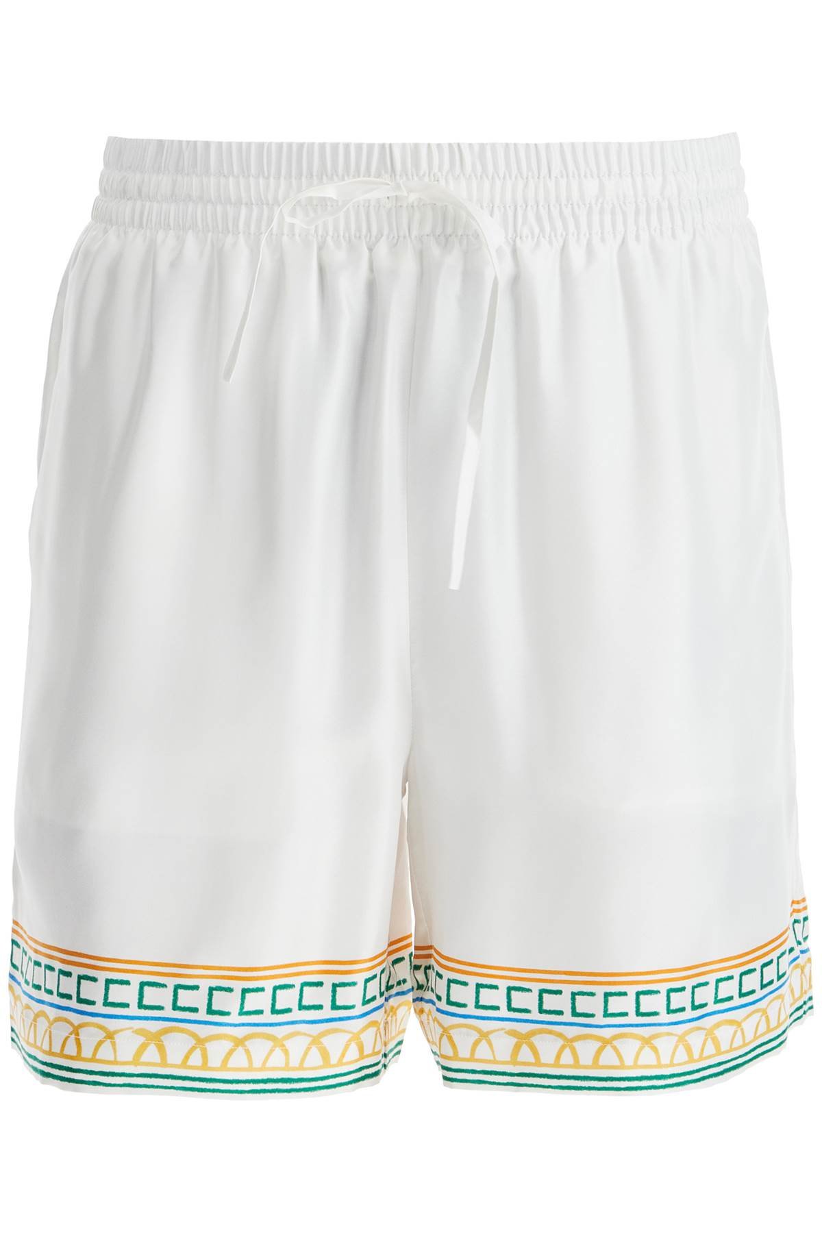 silk bermuda shorts 'crayon temple