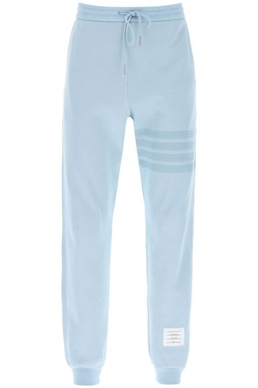 4-bar joggers in cotton knit