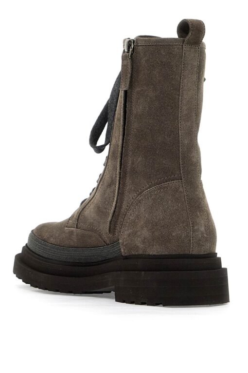 suede boots with decorative buckle - Image 3