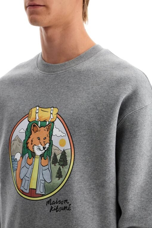 "rambling fox print sweat - Image 4