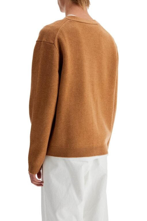 "fox head wool cardigan with - Image 3