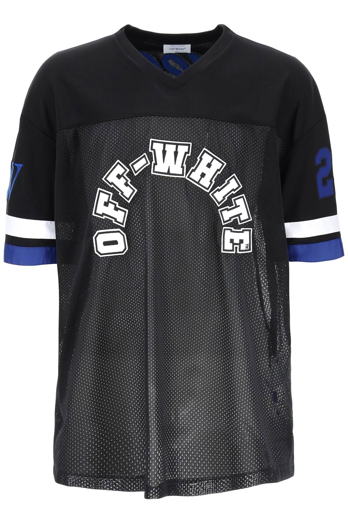 football t-shirt with patches