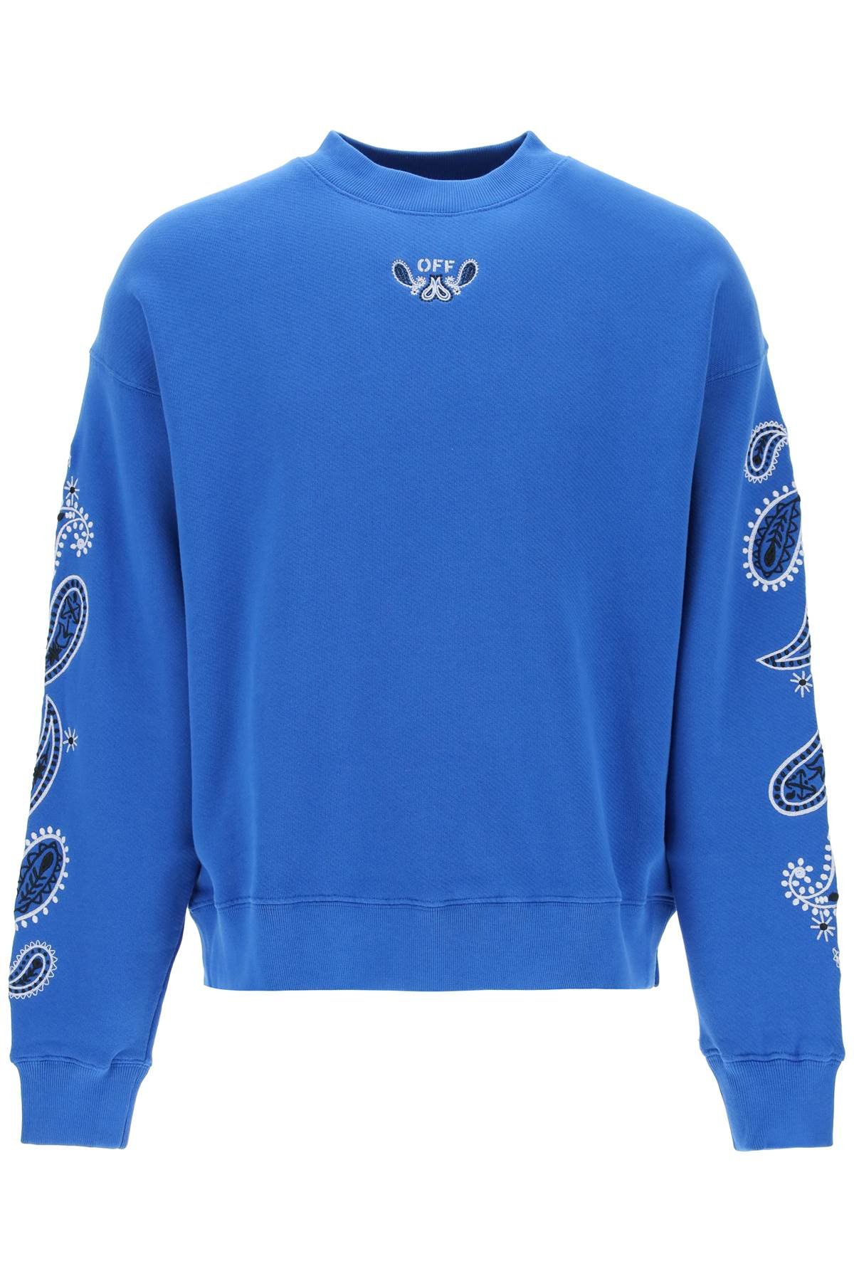 "arrow bandana crewneck sweat