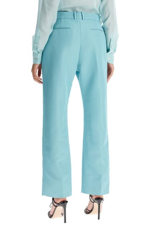 wallis cigarette pants in hopsack fabric - Image 3