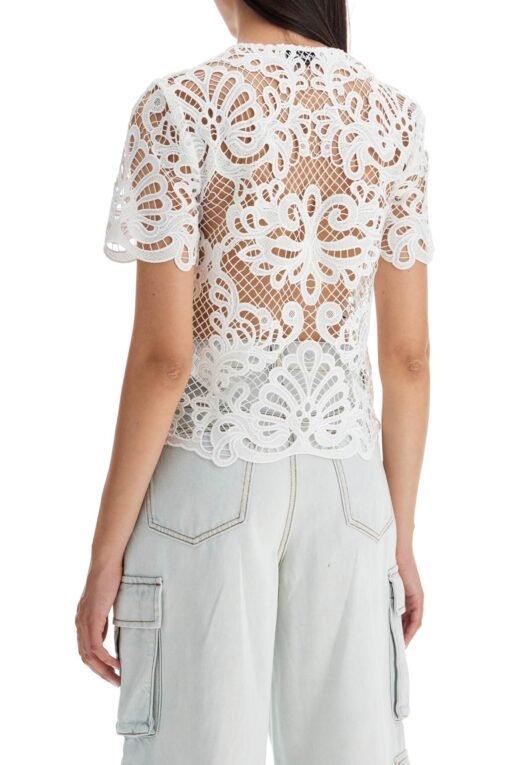"guipure lace high neck - Image 3