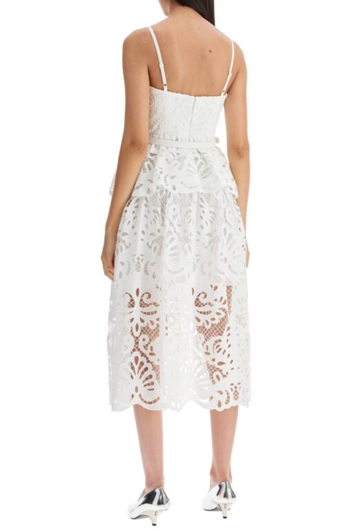 lace bustier dress with belt - Image 3