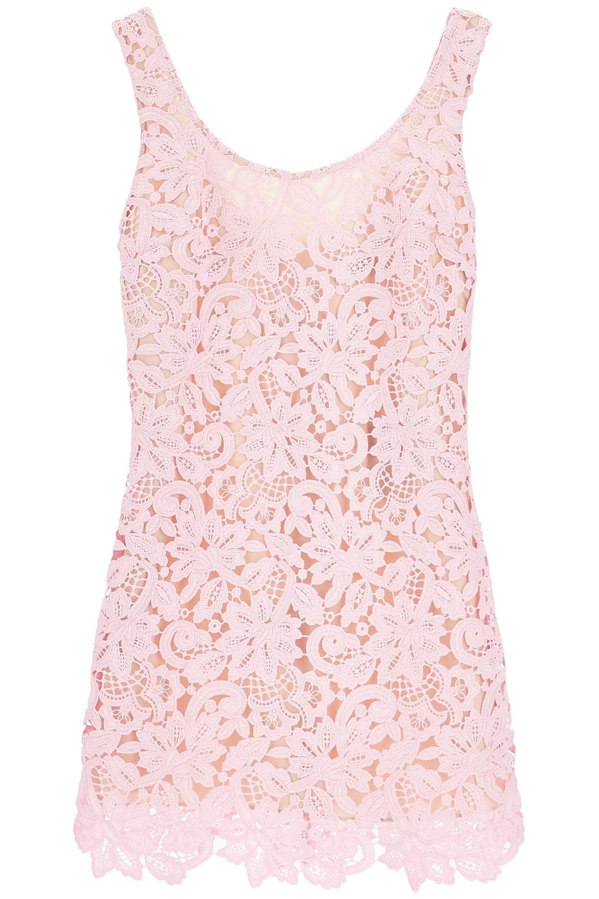 sleeveless mini dress in floral