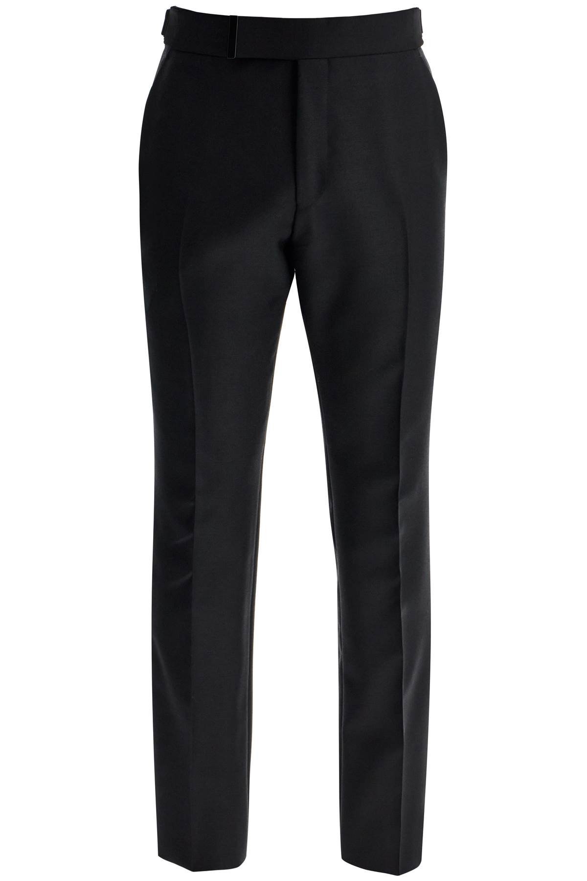 tailored wool and mohair trousers