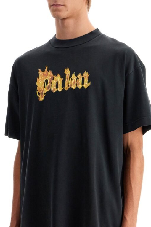 'burning logo t-shirt - Image 4