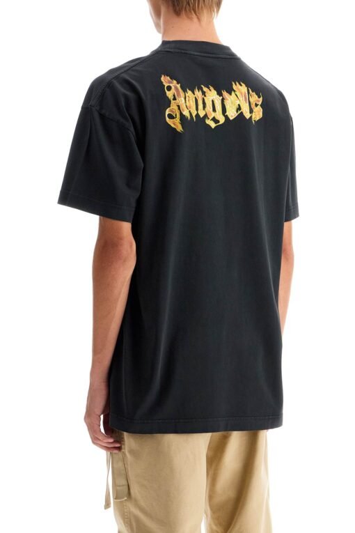 'burning logo t-shirt - Image 3