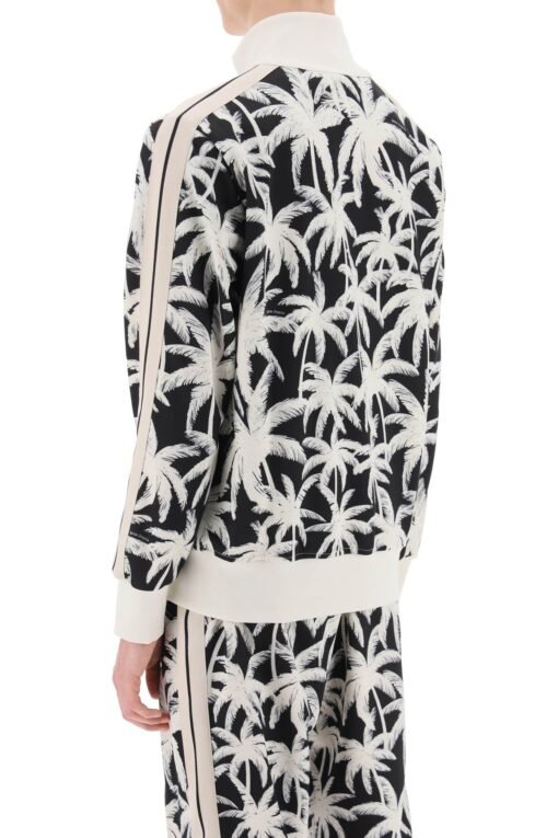 zip-up sweatshirt with palms print - Image 3