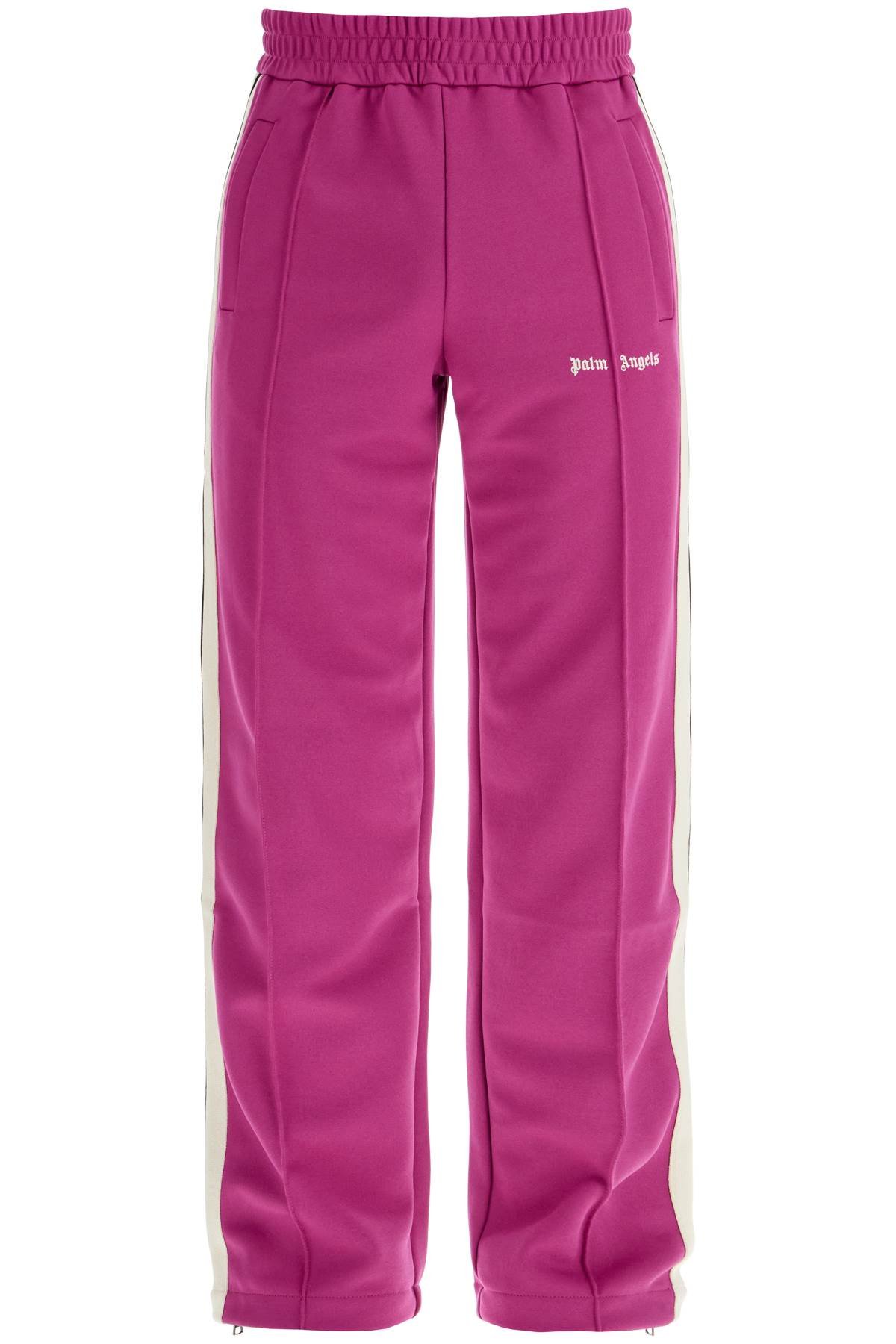 contrast band joggers with track in