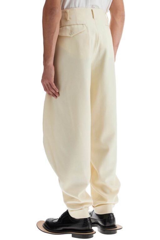 stretch wool barrel pants for men/w - Image 3