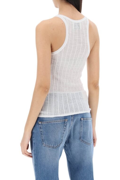 "perforated knit top - Image 3