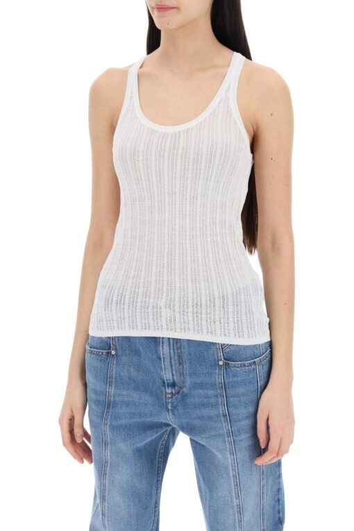"perforated knit top - Image 4