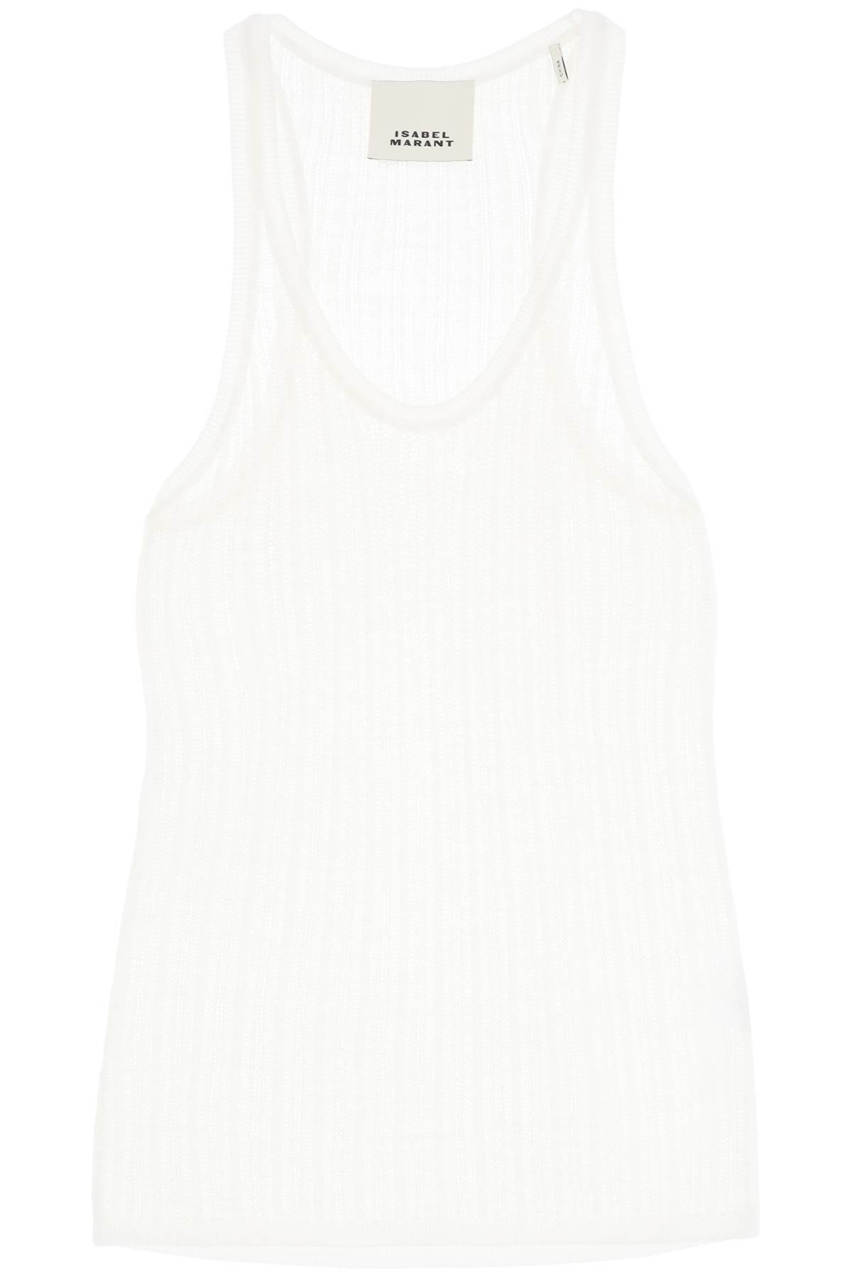"perforated knit top