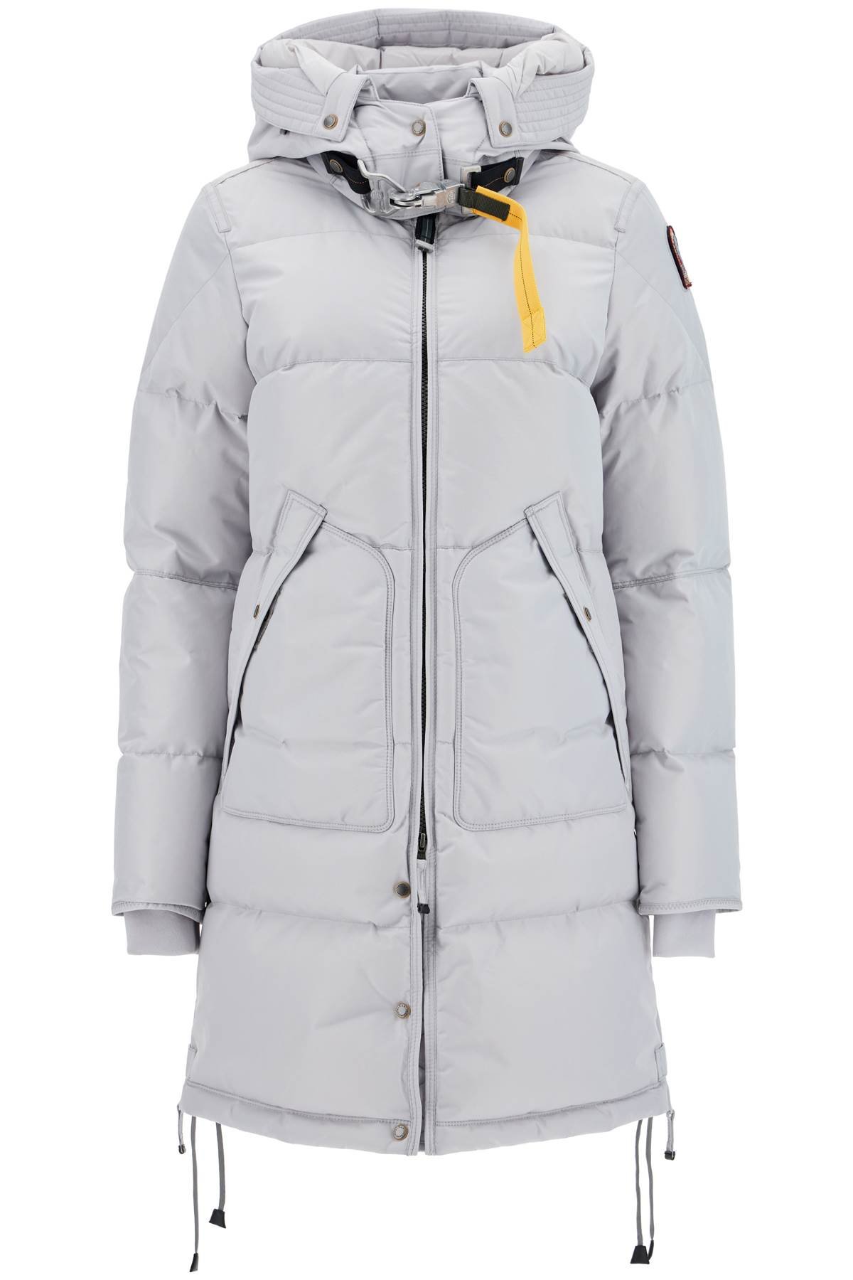 long bear hooded down jacket