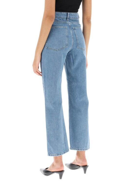 milium cropped jeans in organic denim - Image 3
