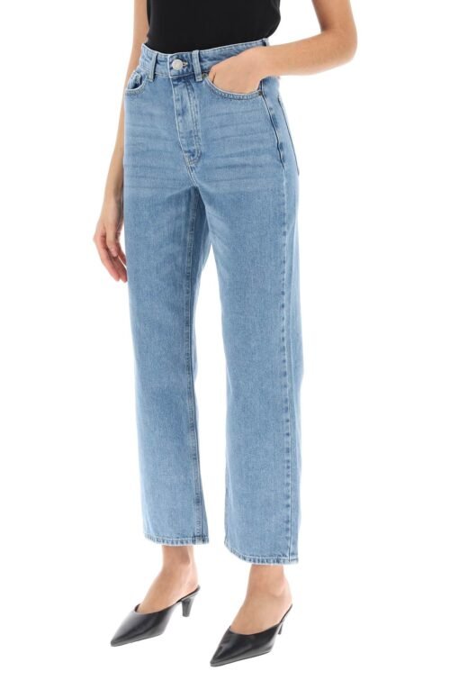 milium cropped jeans in organic denim - Image 4