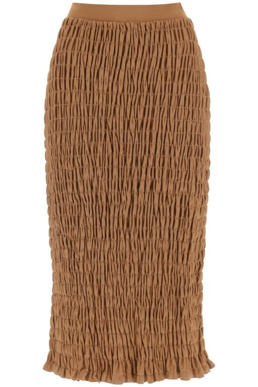 'emla' smocked pencil skirt