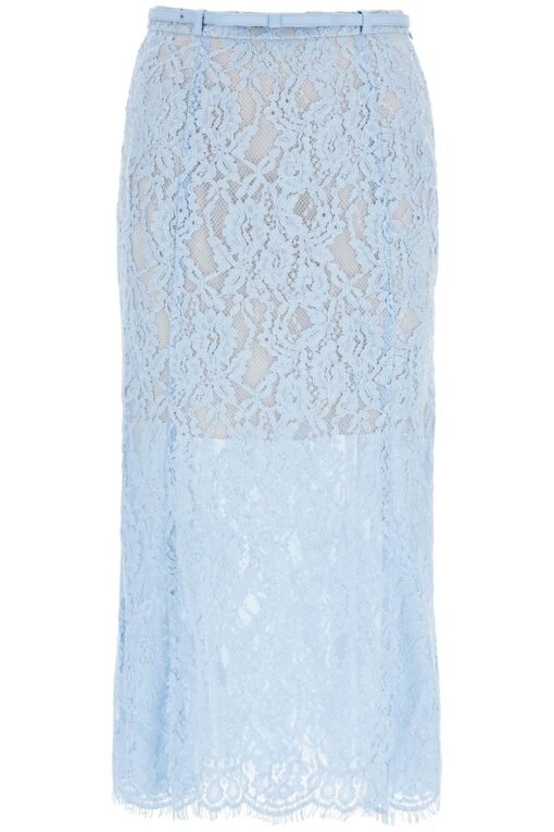 lace midi skirt in seven