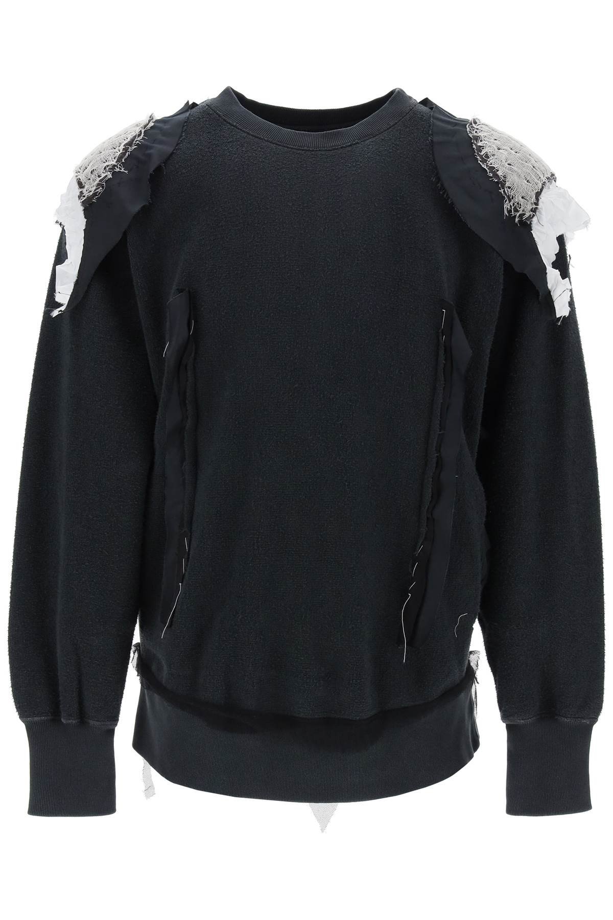 inside-out sweatshirt