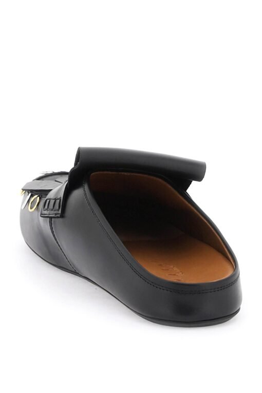 leather clogs with bangs and piercings - Image 3