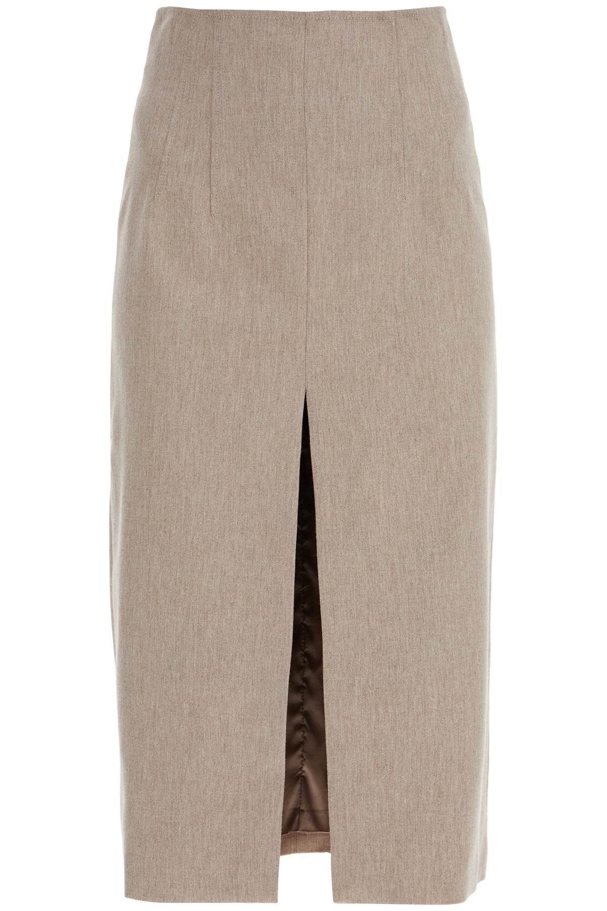 pencil skirt with slit