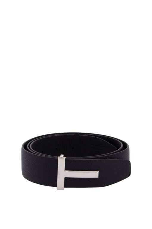 reversible grain leather t belt