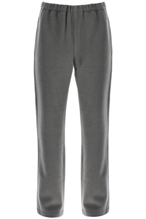 wool fleece joggers for warmth