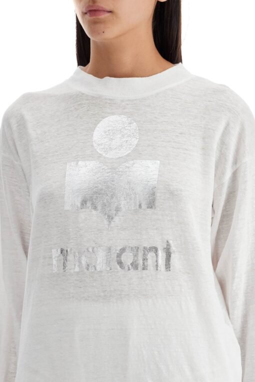 klowia t-shirt with metallic logo print - Image 4