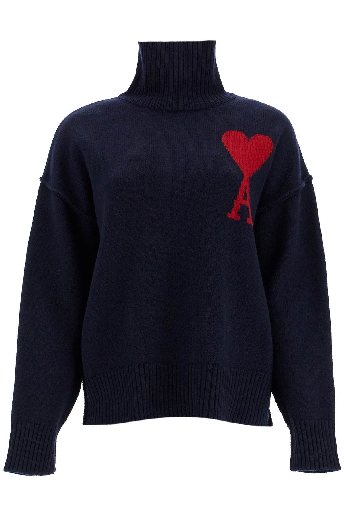 ami de coeur wool turtleneck sweater