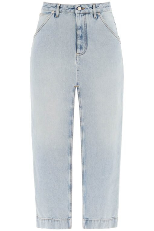 erika's denim midi skirt in