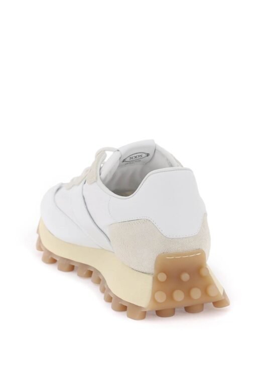 leather and fabric 1t sneakers - Image 3